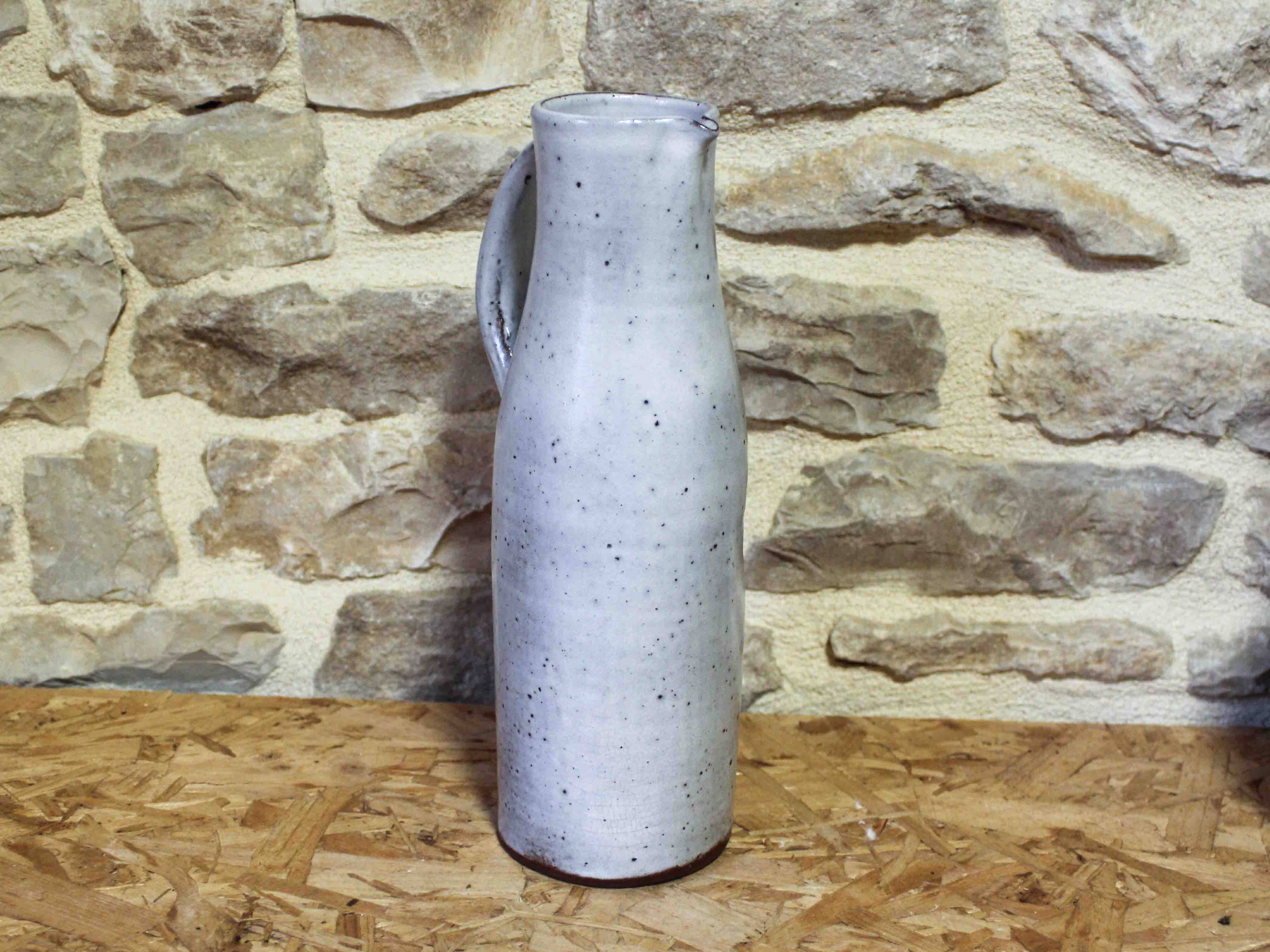 Large enamelled stoneware jug