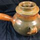 Old daubière Foucard Jourdan Vallauris glazed terracotta Provencal pottery