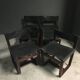 Set of 6 Dining Chairs by Gunther Hoffstead for Uniflex, 1963.