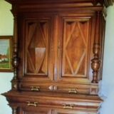 Buffet bahut 2 body solid walnut diamond tip