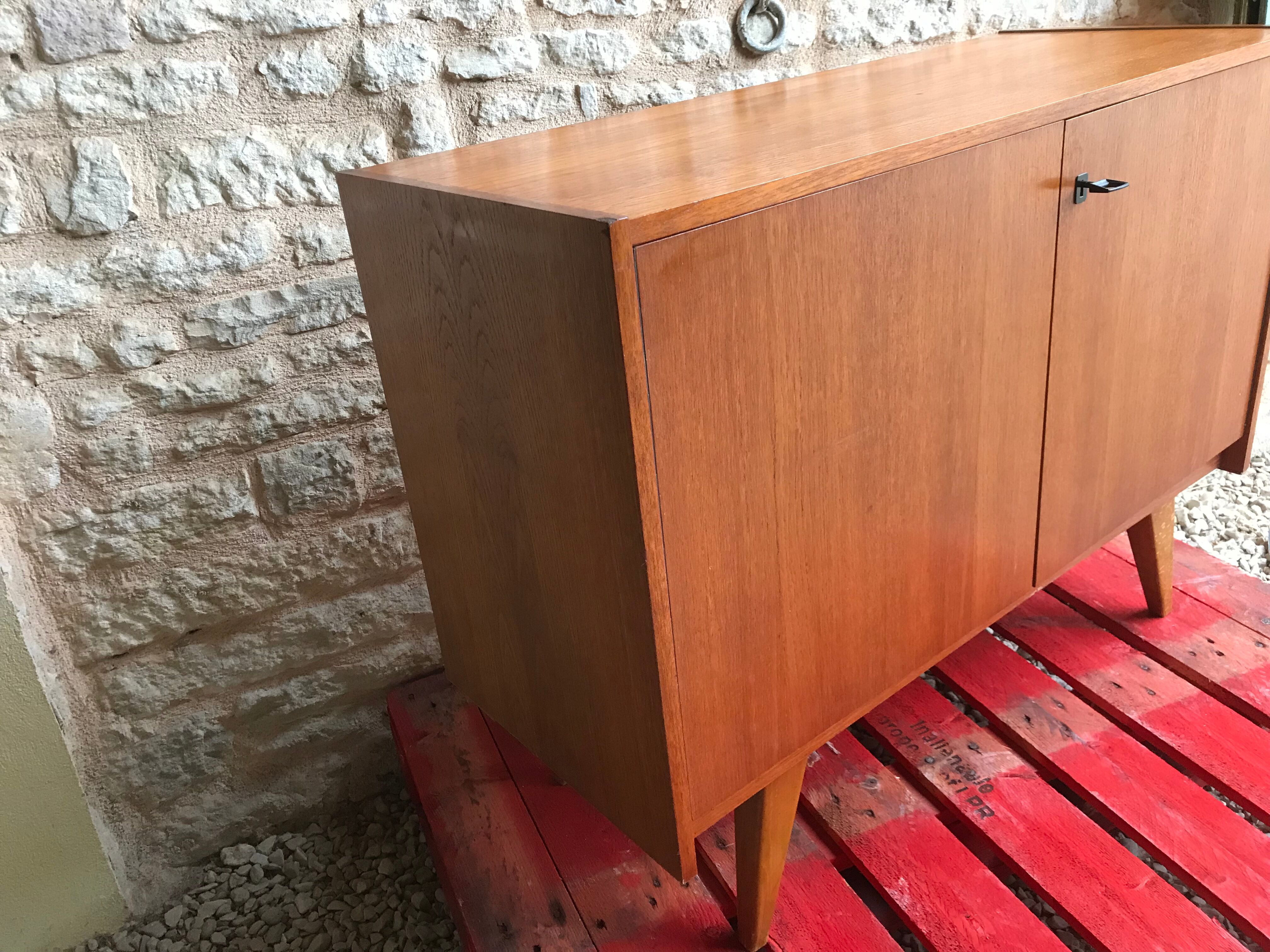 Vintage sideboard feet compass 1960's