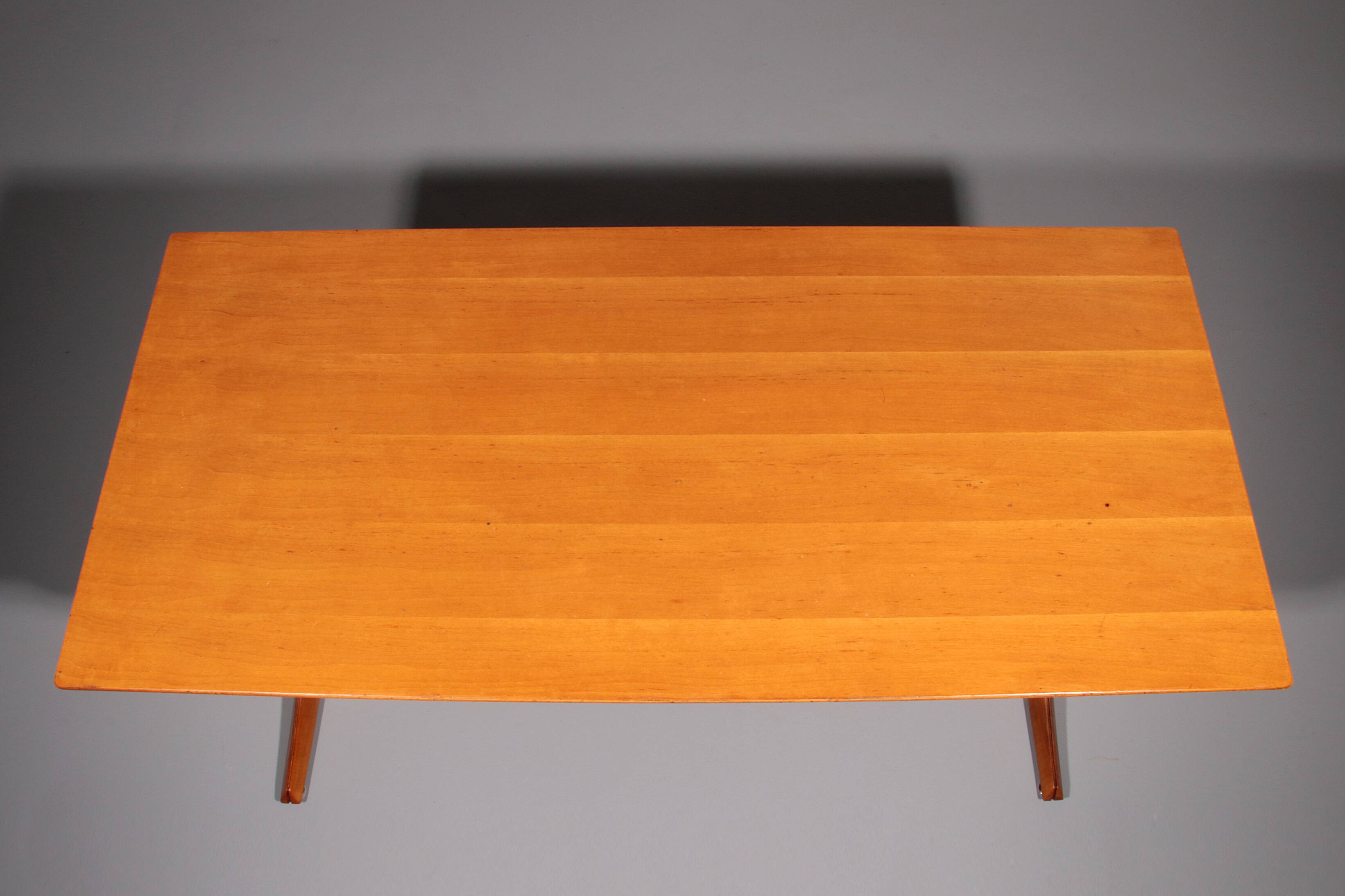 Italian Architect's Walnut desk, Gianfranco Frattini for Bernini 1950