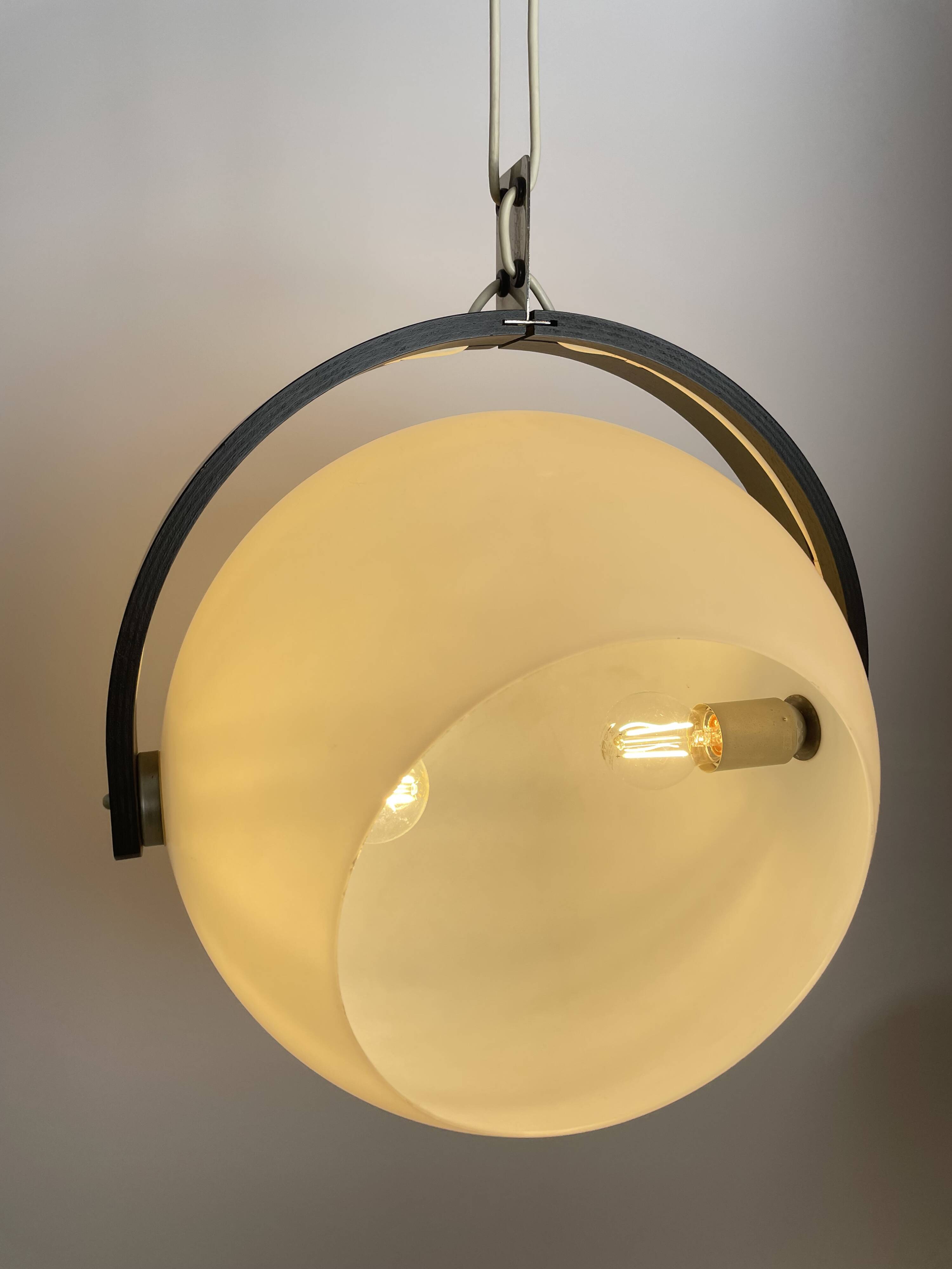 Vintage Temde Adjustable Pendant Lamp, Model 727, Germany, 1960s