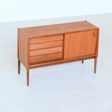 Bosteels Meubelen unique small sideboard in walnut Belgium 1970