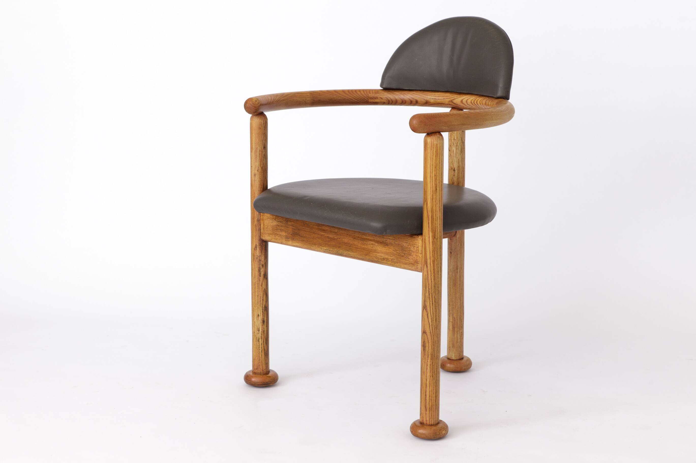 Chaise de bureau / fauteuil vintage unique des années 1980