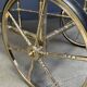 Brass faux bamboo bar cart, Orsenigo Italy, 1970s