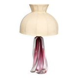 Solid crystal lamp Val Saint Lambert.