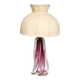 Solid crystal lamp Val Saint Lambert.
