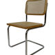Chaise design Cesca modèle b32 en chrome