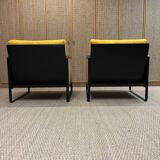 Set of two Red edition cane armchairs