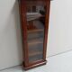 Antique oak display cabinet