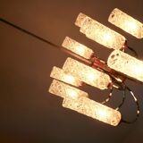 Lustre en teck du milieu du siècle années 1960