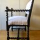 Louis XIII style arm chair