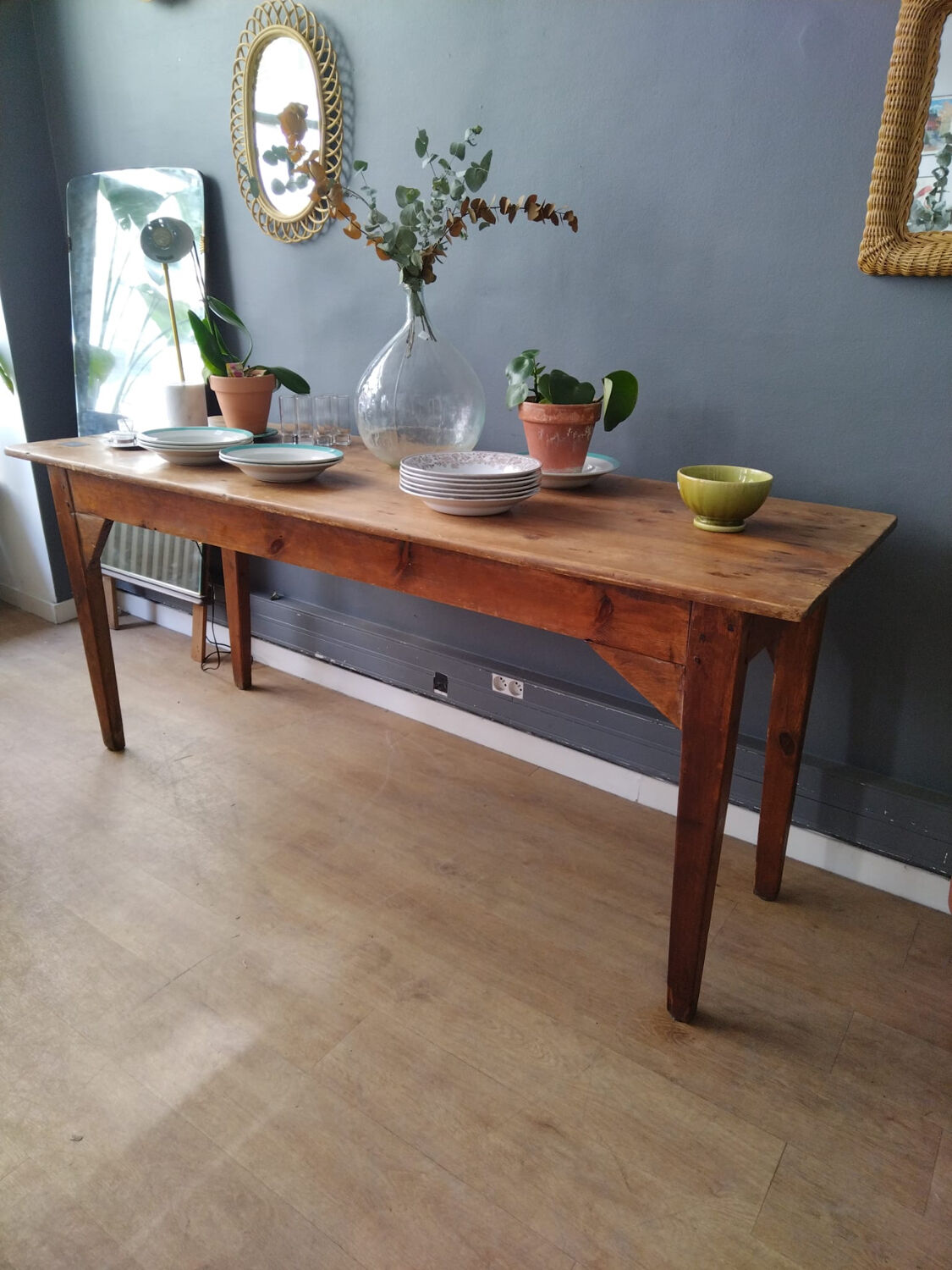 Old bistro table
