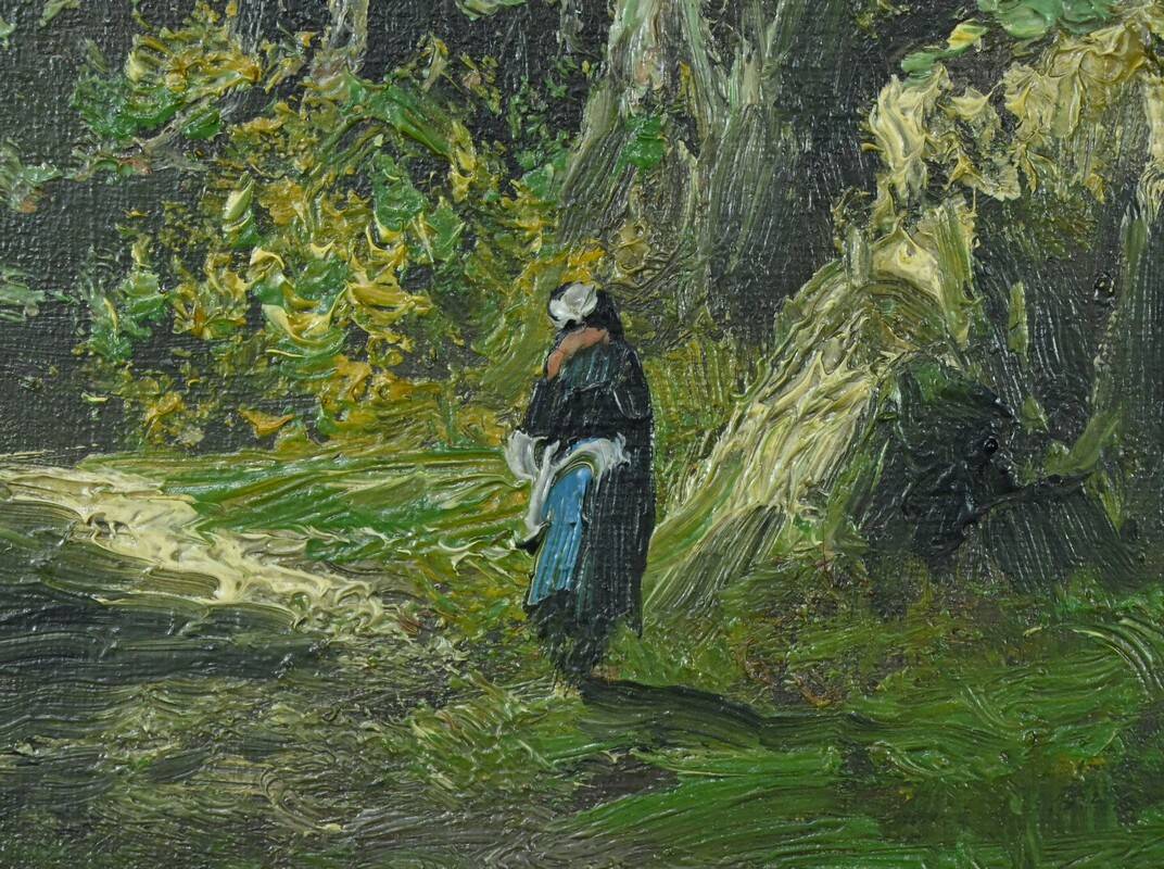 Tableau « L’Orée du Bois » – Fin XIXe
