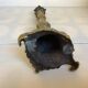 Large worked bronze candlestick