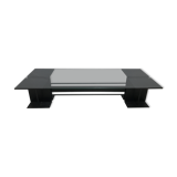 Table basse acier et verre