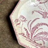 Shallow dish in Clairefontaine ironstone, "Indiana" service.