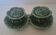 Salt and pepper shaker cabbage in Silea earthenware