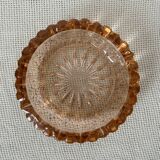 Cendrier verre ciselé Rosaline