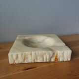 Marble or alabaster ashtray