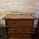 Commode vintage en osier et bambou