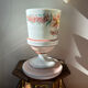 Opaline vase flowers Napoleon lll