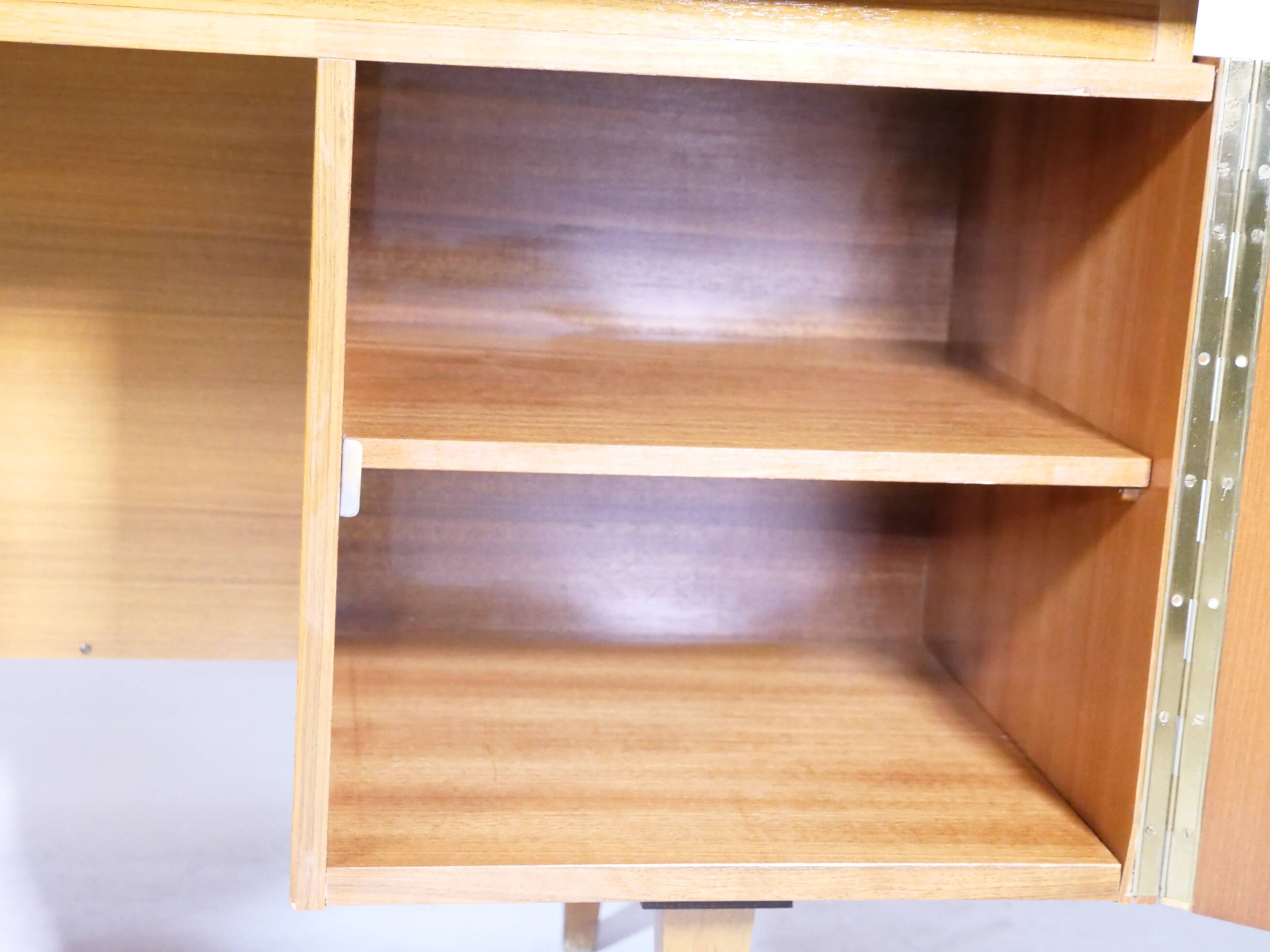 Mid-century desk, vintage design, teak, 1960s