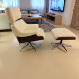 Fauteuil relax lounge et ottoman