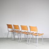 1980s Set of dining chairs by Ruud Jan Kokke for Harvink, Netherlands