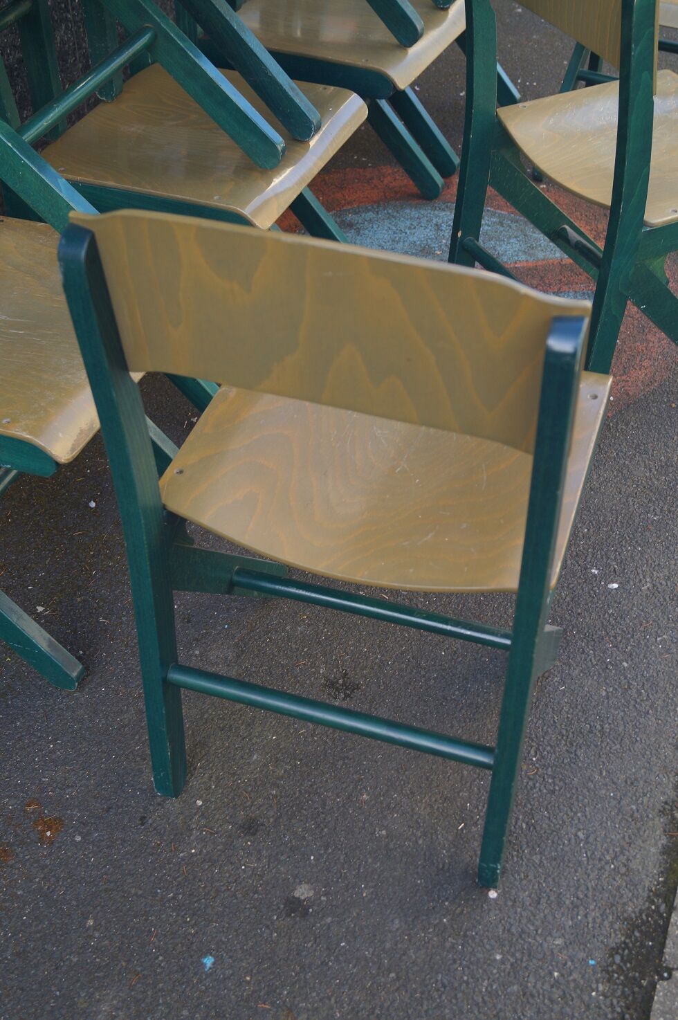 Set of 10 Bauman chairs 1980