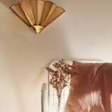 Glass paste wall sconce
