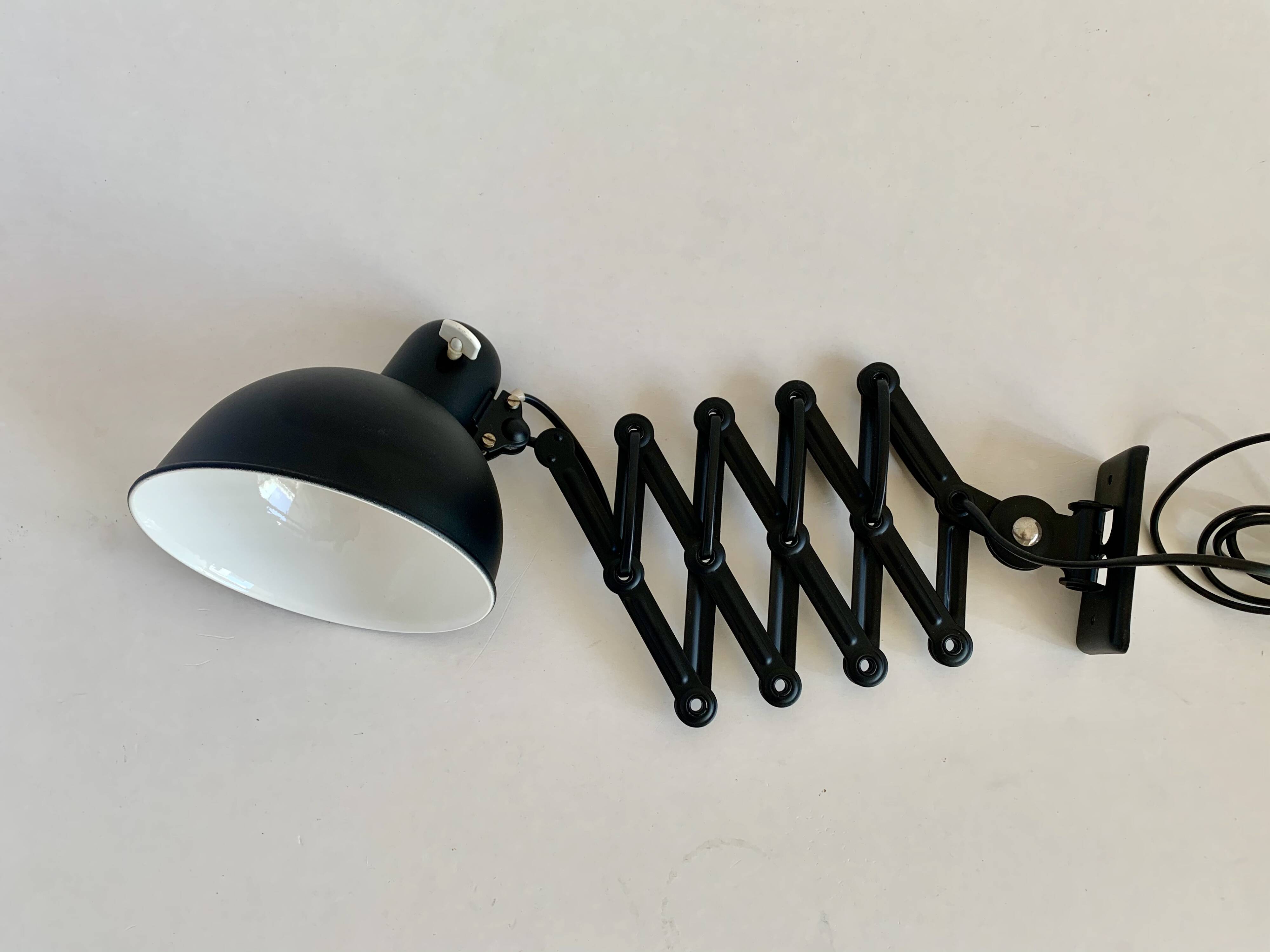 Scissor wall lamp, 1950s