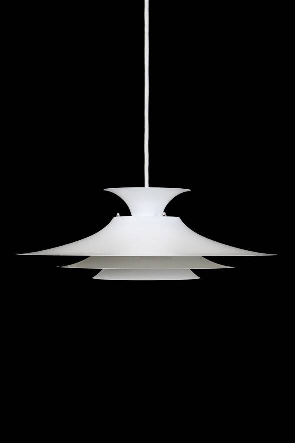 Danish modern design pendant lamp by Form-Light / 1970s / 1980s