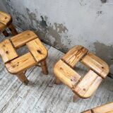 Set of 6 Olof Ottelin stools, Finland 1950.