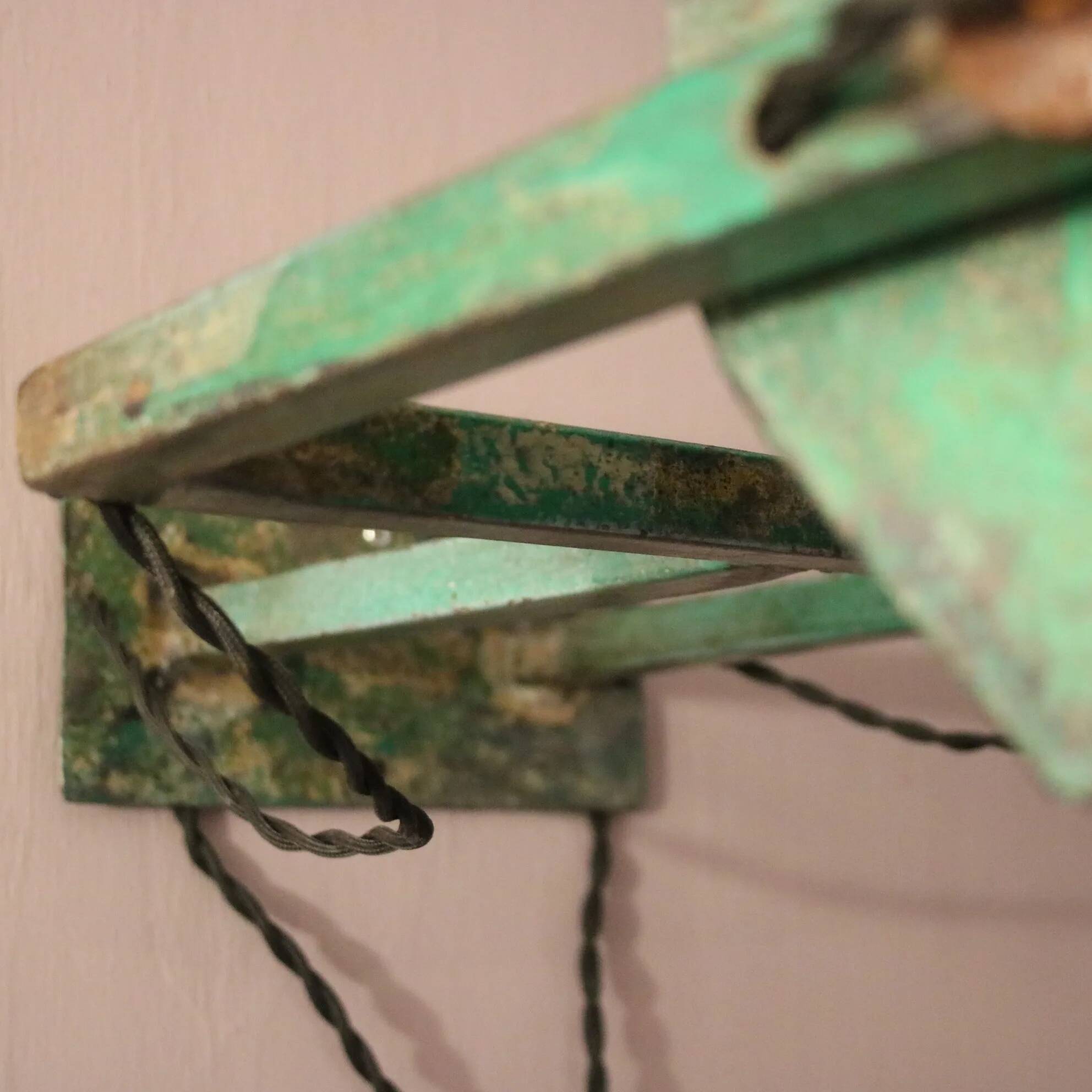 Very rare LCII wall lamp by Le Corbusier, France 1954