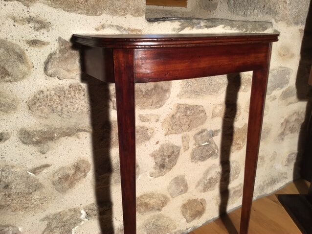Mahogany console, first half of the 20th century