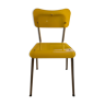Chaise en verre jaune Cinna