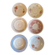 Set of 6 saucers small antique biscuit bread plates Limoges Villeroy and Bich Gilbert