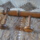 Patère 6 wooden crochet early XXeme