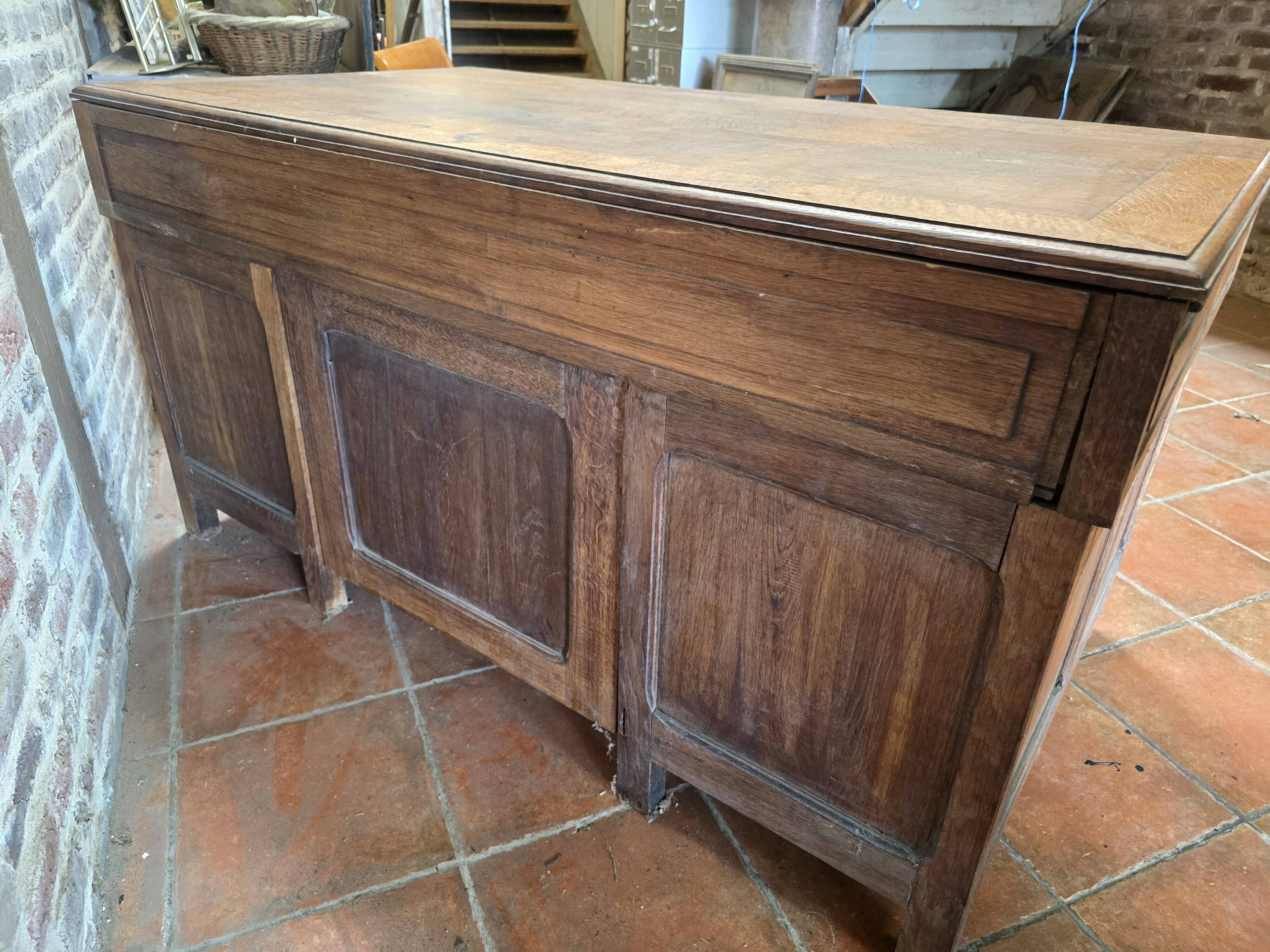 Oak minister's desk