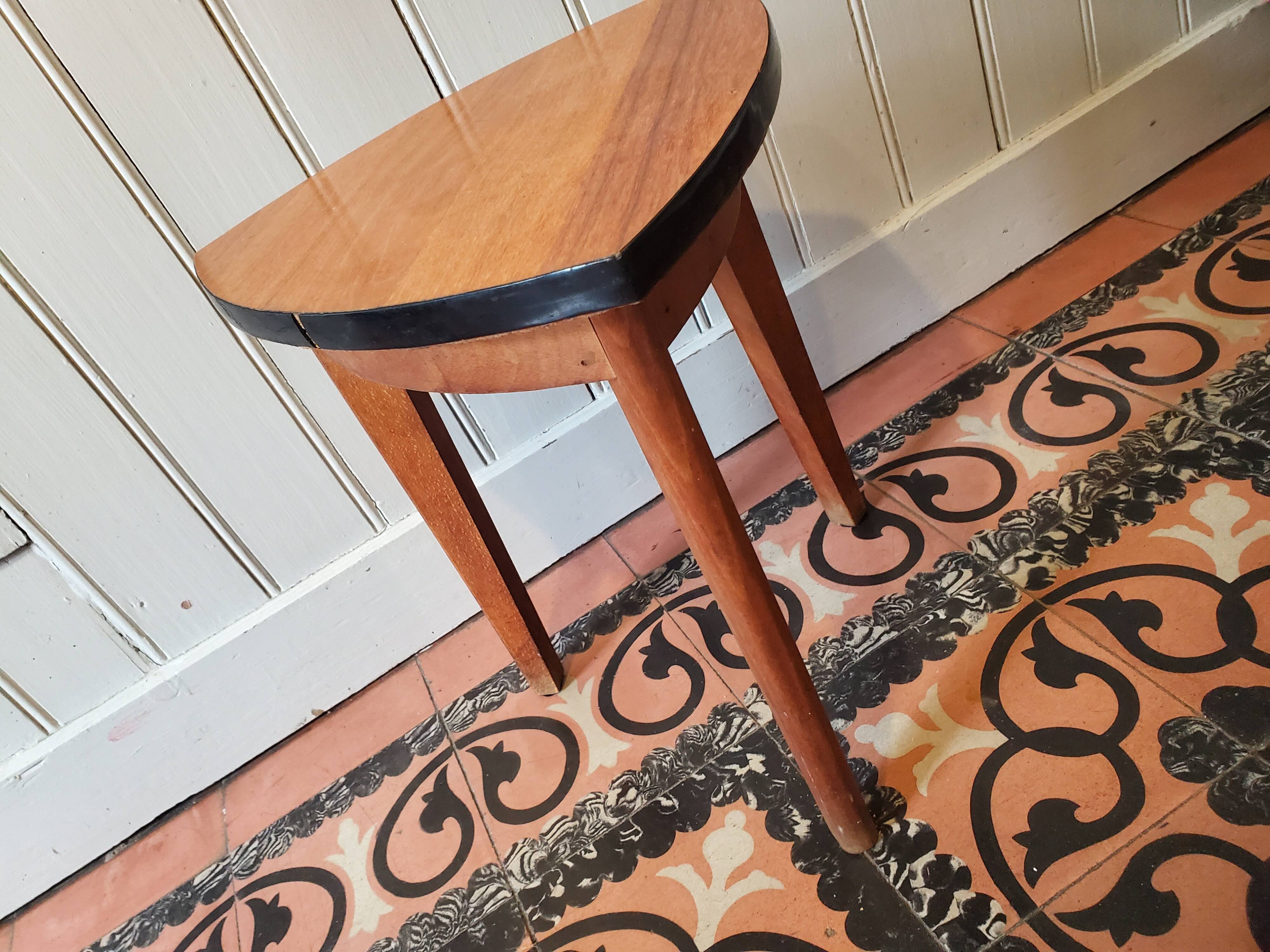 Wood tripod harness and formica 60's