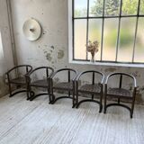 5 Allmimö chairs from the 80s