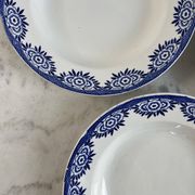 Set of 3 deep plates Sarreguemines Capri Casino