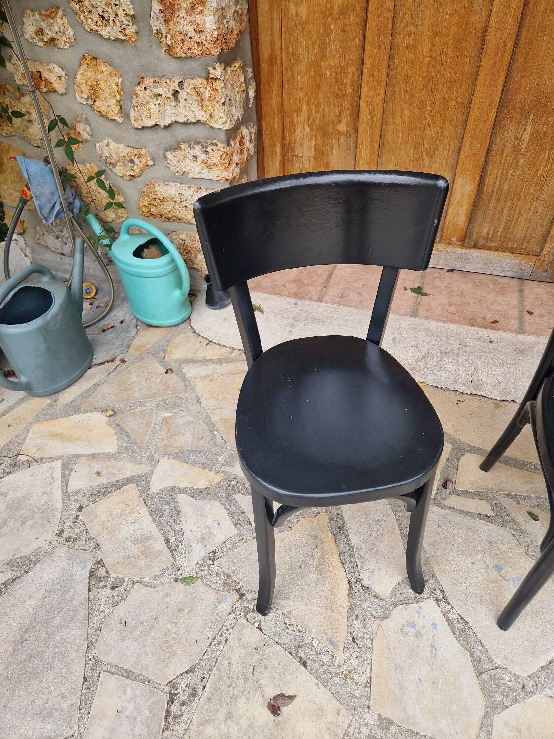 4 vintage Baumann and Thonet bistro chairs