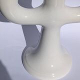 Vintage white Scandinavian chandelier