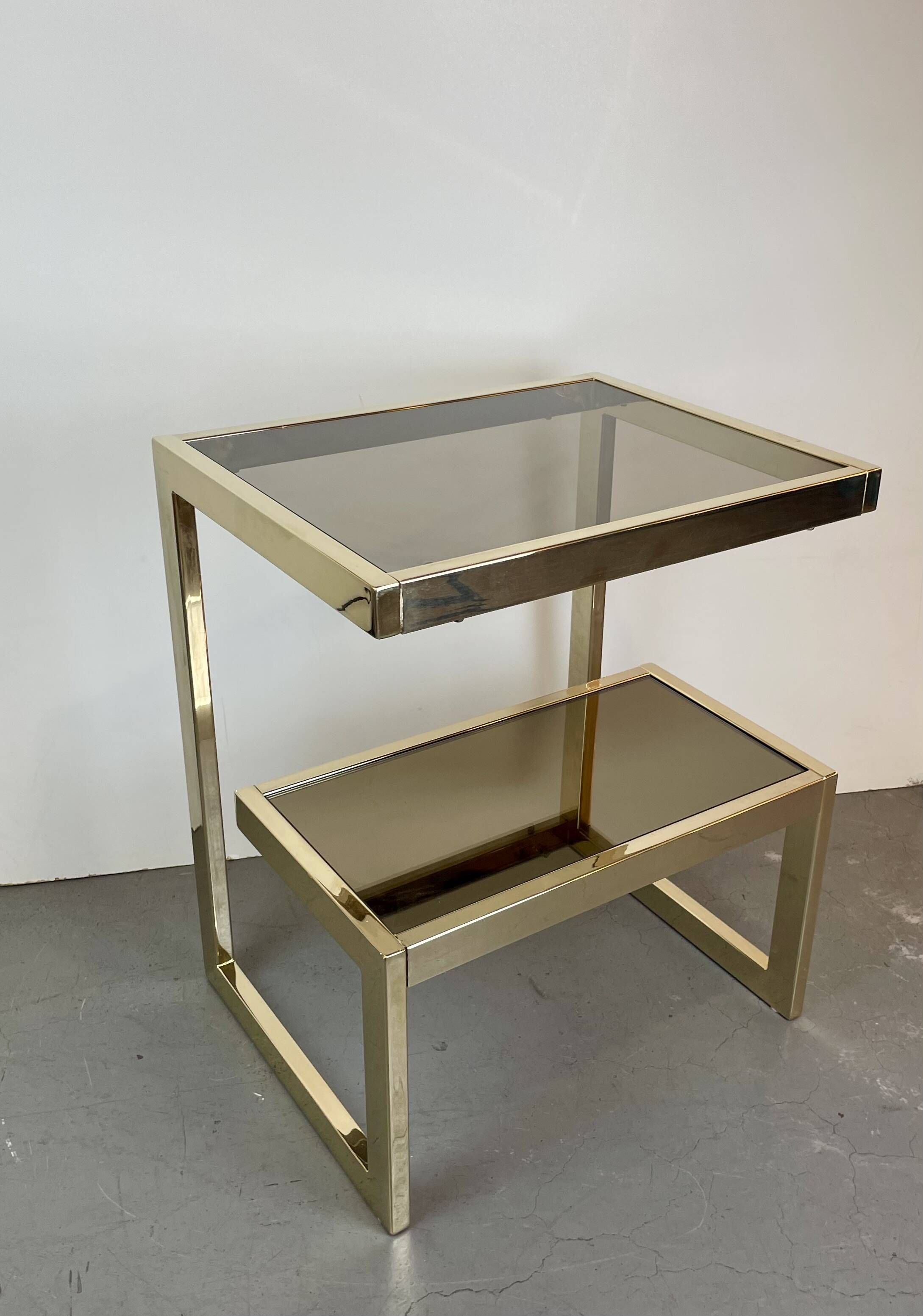 G, Table d'appoint, par Belgochrom pour la Dewulf Selection, Belgique, 1970