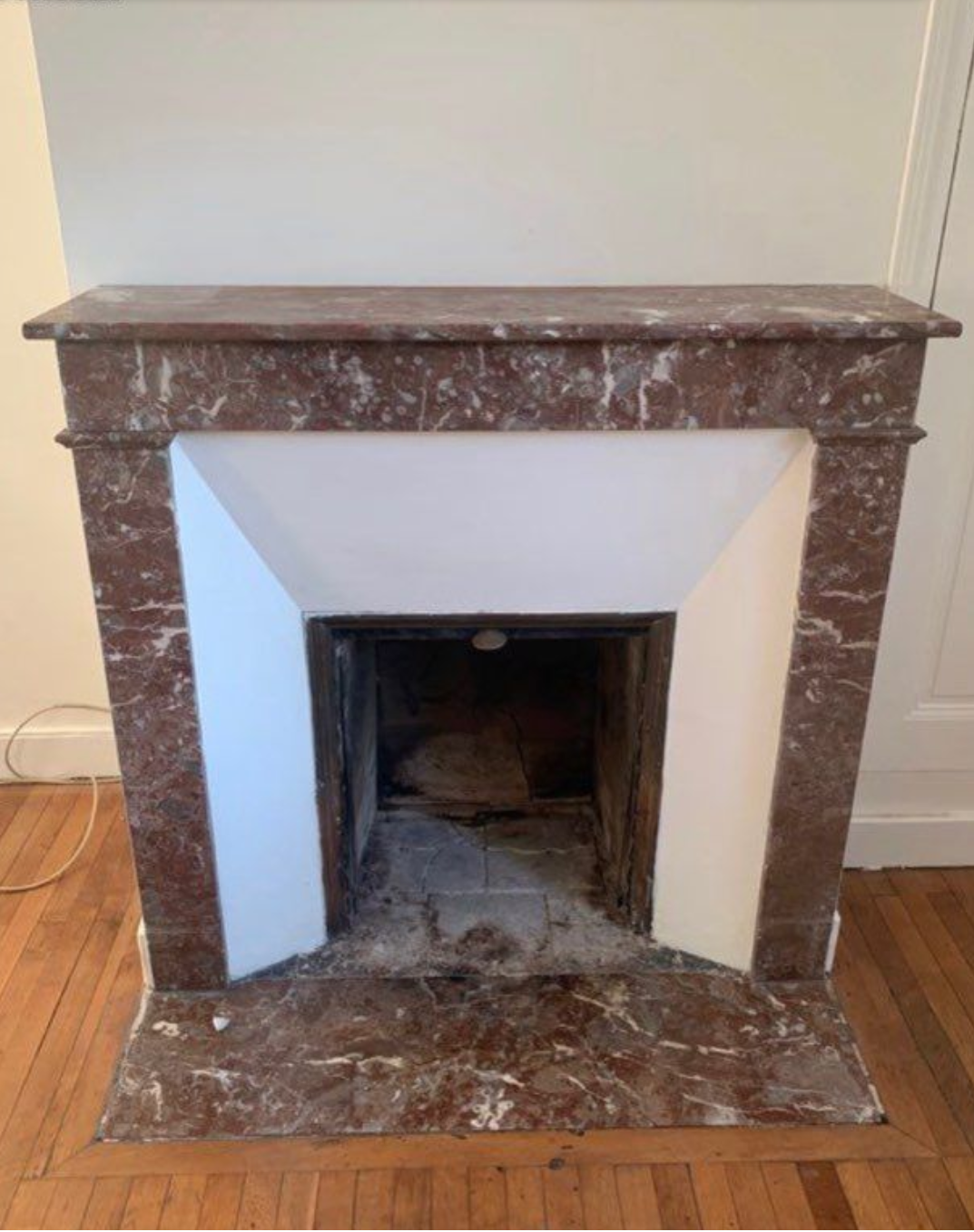 Marble fireplace XIX th