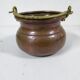 Old copper cauldron