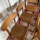 Set of 5 vintage wooden bistro chairs – Baumann style